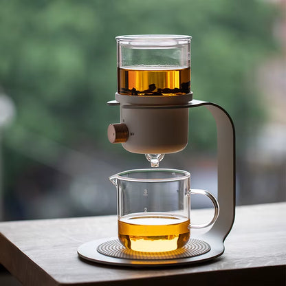 Fragrant Mountain Tea Coffee Pot Stained Glass Filter Pot Tea Water Separation Simple Tea Maker