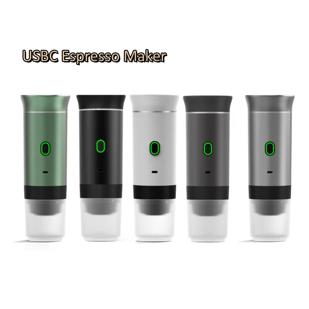 New Generation 12V/220V Electric Travel Customize Outdoor Portable Espresso Coffee Maker Pod Mini Capsule Ground Coffee Machine